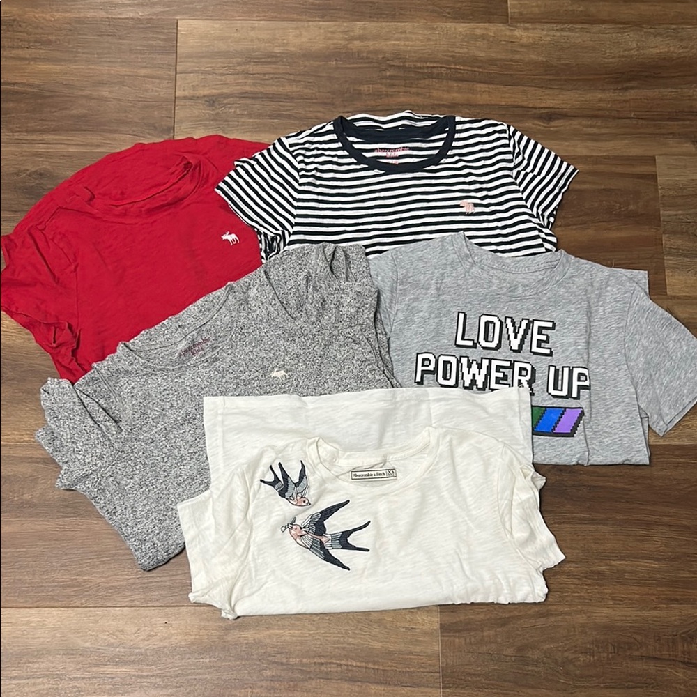 Bundle of Abercrombie Kids and Abercrombie & Fitch Short Sleeve Tees